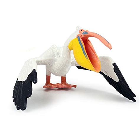 Rich Boxer Pelican Figurine Realistic Plastic Pelican Bird Figurine for ...