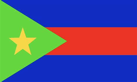 Country Flags Red Blue Green