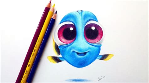 Drawing baby Dory from Disney's 'Finding Dory'! | Leontine van vliet ...