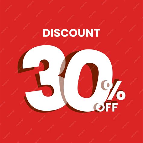 Premium Vector | Discount Label with 30 percent off