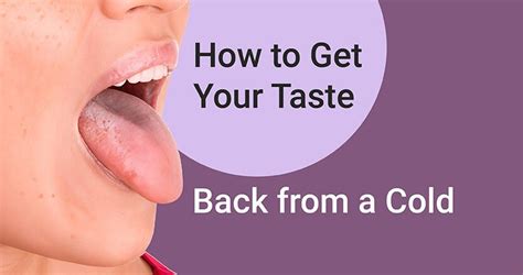 Image result for How to Get Taste Back Faster