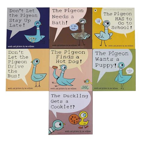 Don't Let the Pigeon Series 7 Books Collection Set by Mo Willems ...