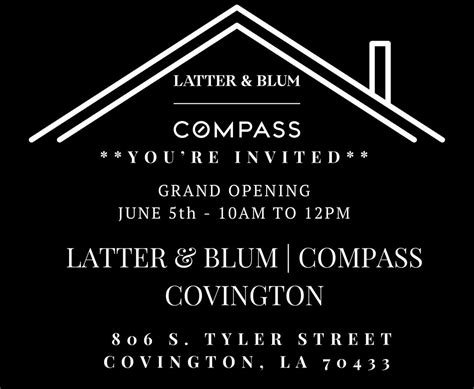 Grand Opening Alert!, Latter & Blum Covington, 5 June 2024 | AllEvents