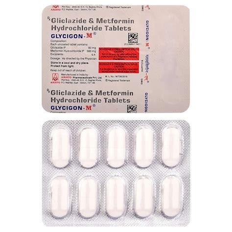 Glycigon- M - Strip of 10 Tablets : Amazon.in: Health & Personal Care