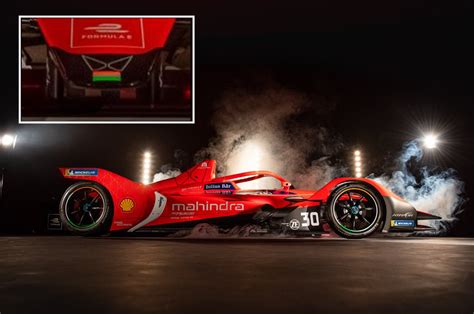 Mahindra Racing 2022 Formula E racer debuts new Born EV logo