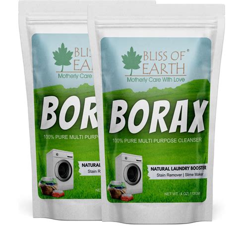 Bliss of Earth American Borax Detergent Booster Powder, Slime Activator ...