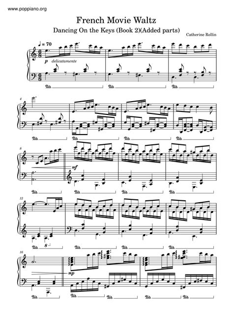 Catherine Rollin-French Movie Waltz Sheet Music pdf, - Free Score ...