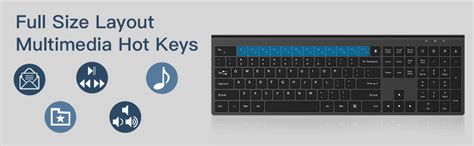 Amazon.in: Buy cimetech Full Sized Wireless Keyboard and Mouse Combo ...