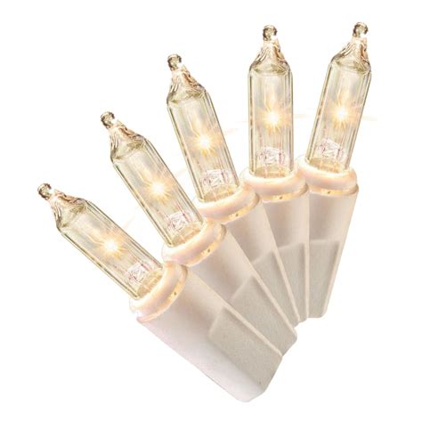 100-Count Clear String Lights with White Wire