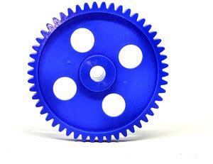 Ihc Plastic Spur Gear Big - Blue - 6mm Circular Shaft - GB-4 by Indian ...