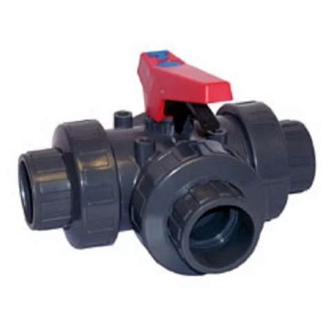 Ball Valve - U-Pvc Double Union Ball Valve Solvent Socket - Astm Trader ...