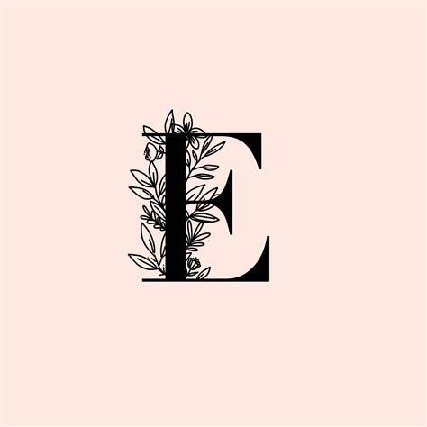 Download Minimalist Letter E Doodle Wallpaper | Wallpapers.com