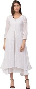 MRC Women Gown White Dress - Buy MRC Women Gown White Dress Online at ...