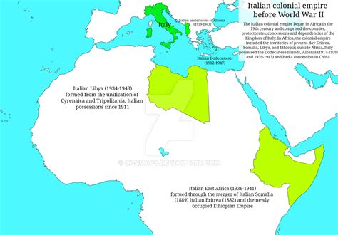 Italian colonial empire, 1939 by DanMaps on DeviantArt