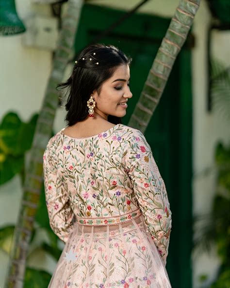 Sundara Swirl Anarkali – A Floral Symphony in Motion – Vulcal Store