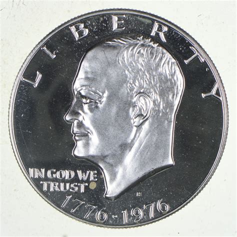 Silver - SPECIALLY MINTED - S Mint Mark - 1776-1976-S - 40% Eisenhower ...