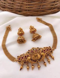 NK Navkar Alloy Gold-plated Gold Jewellery Set Price in India - Buy NK ...