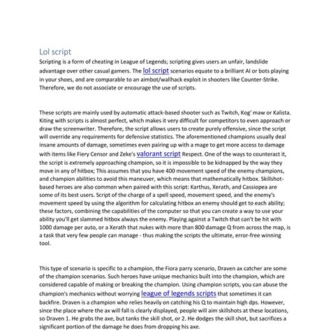 How to Script LOL 的图像结果