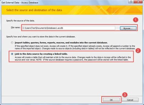 Image result for How to Link Split Databases