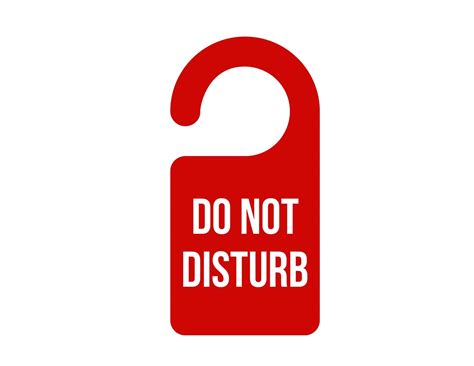 Do Not Disturb Sign Printable Free