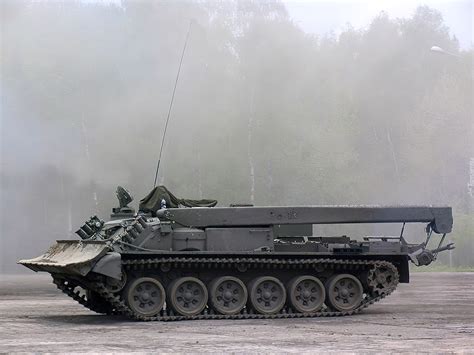 Armoured, Recovery, Vehicle, WZT-3, Dźwig