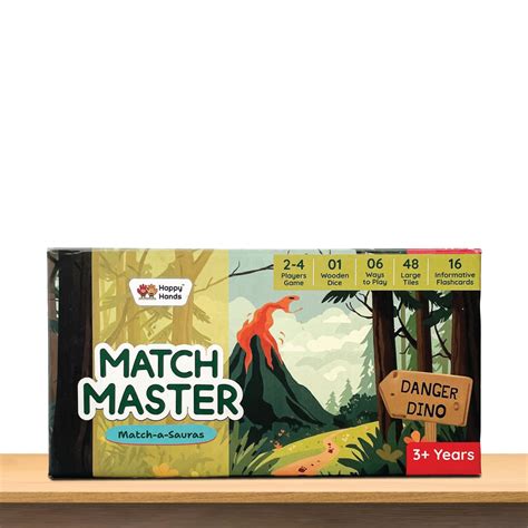 Match Master - Match-a-sauras – Happy Hands