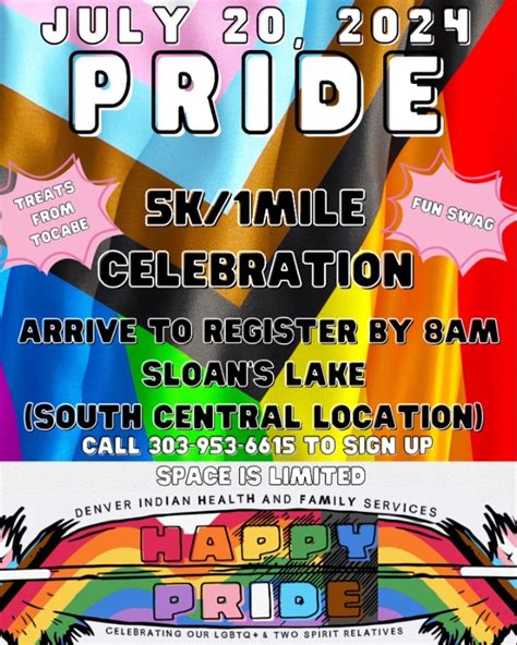 Denver Indian Health and Family Services is hosting a Pride 5K/1mile ...