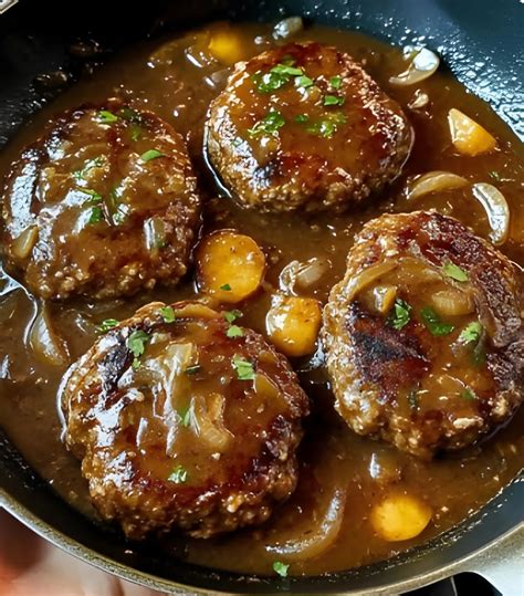Bobby Flay's Classic Salisbury Steak Recipe - Tasty Recipes Hub