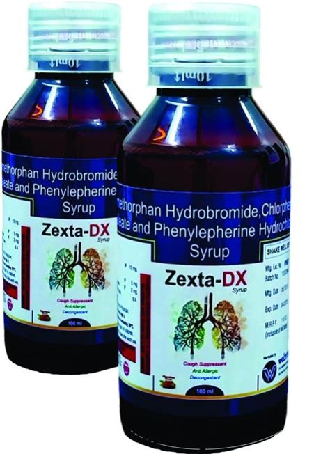 Zexta Cough Syrup Manufacturer, Supplier from Panchkula