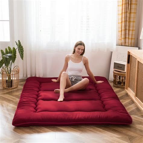 MAXYOYO Japanese Floor Mattress Futon Mattress Thicken Sleeping Pad ...