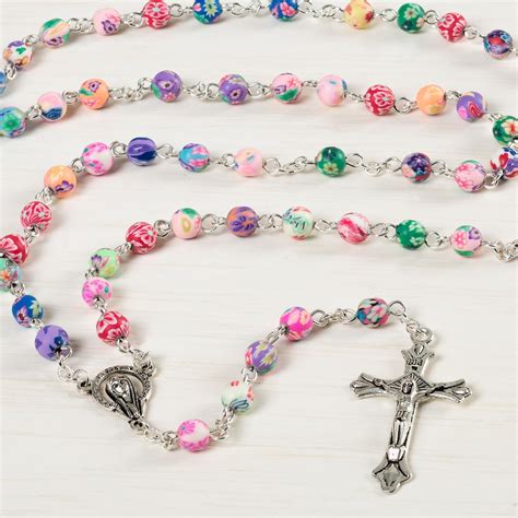 Colorful Clay Bead Rosary | The Catholic Company®