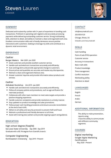 Cashier Resume Skills Cashier Clerk Cover Letter Example (Free Guide)