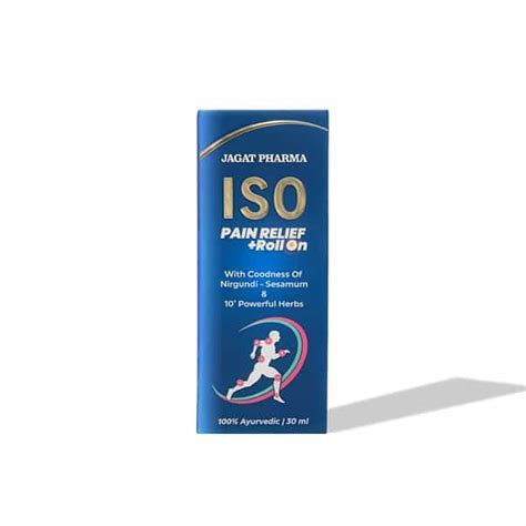 Buy ISO PAIN RELIEF ROLL ON (30ML) - AYURVEDIC FOR JOINT BACK KNEE ...