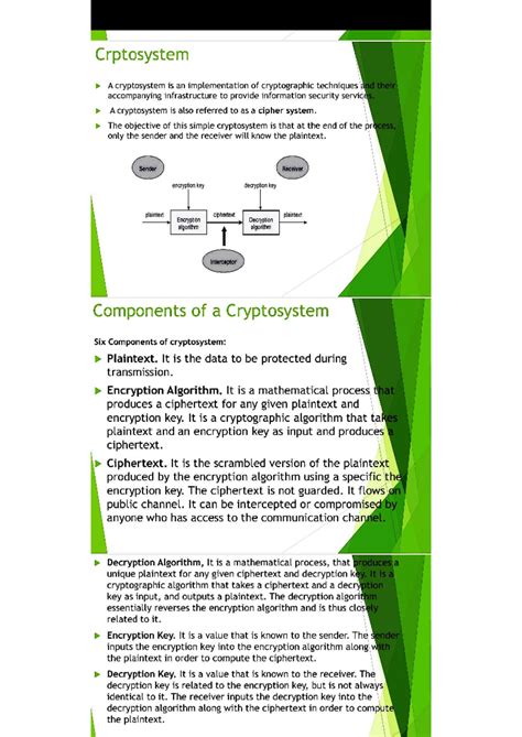 Iss unit 1: Understanding cryptosystems and information security ...