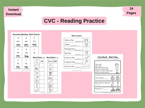 CVC Words Reading Grade 2 的图像结果