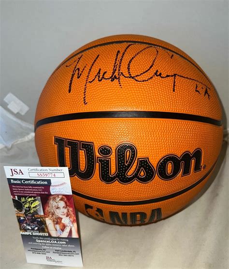 Michael Cooper LA Los Angeles Lakers signed NBA Basketball Ball ...