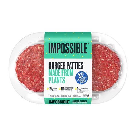 Amazon.com: Impossible Foods Impossible Burger Plant-Based Ground Beef ...