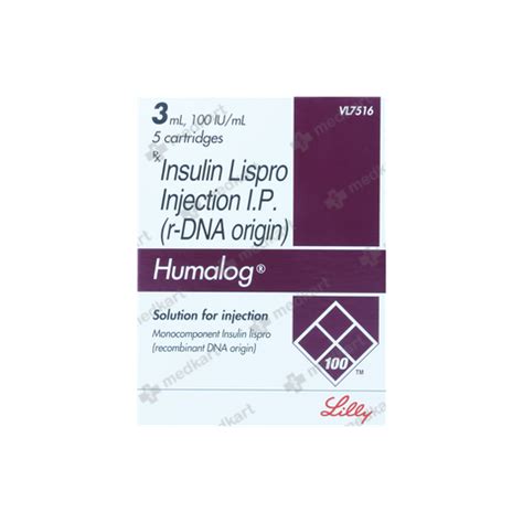 HUMALOG INSULIN LISPRO PENFILL 3 ML : View Price, Combination and ...