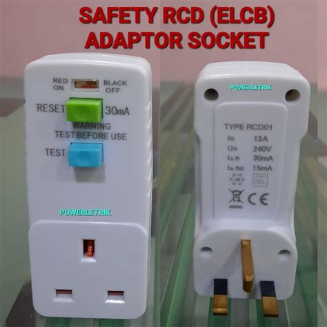Image result for RCD 3-Pin Plug