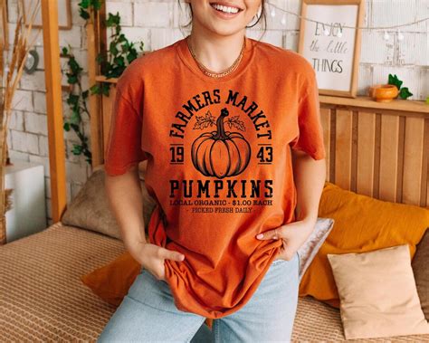 Buy Farmers Market Shirt,retro Thanksgiving Sweatshirt,retropumpkin ...