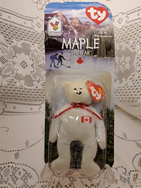 maple the bear beanie baby - www.cottoncare.com.sg