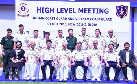 High level meeting between Indian and Vietnamese Coast Guards