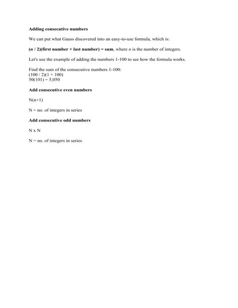 How to Add 5 Consecutive Numbers Quickly 的图像结果