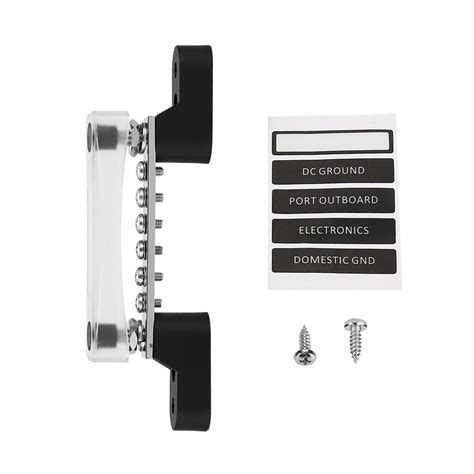 Buy Buss Bar Stud Terminals, Distribution Block, 6 Positions Bus Bar ...