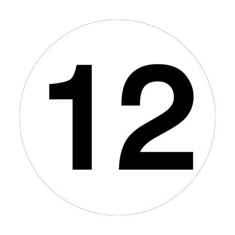 Image result for Circle Number 12