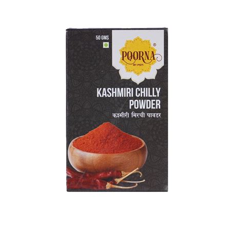 POORNA Kashmiri Chilli Powder | काश्मिरी मिरची पावडर | No Added Colour ...