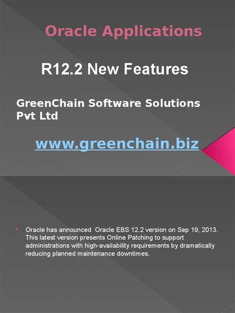 Oracle R12 Features 的图像结果