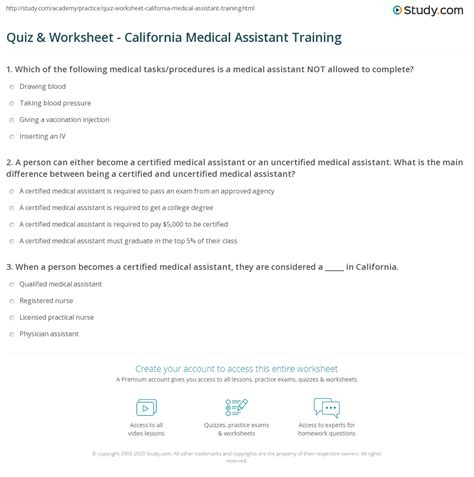Sample Medical Assistant Test at Hannah Belisario blog