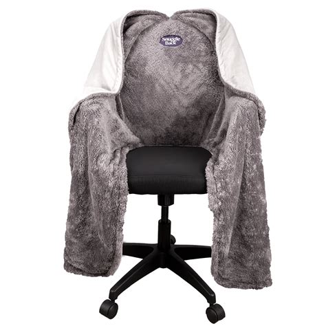 The Original Office Chair Blanket by SnuggleBack; Cozy Comfy Office ...