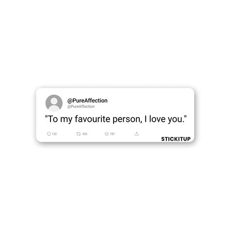 Buy To My favourite Person Sticker Online | Stickers | STICK IT UP